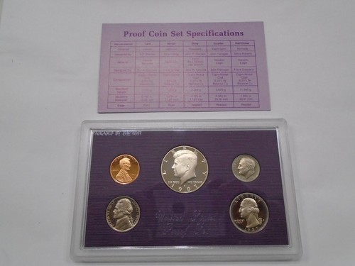 US Proof Set 1987 - Picture 2 of 3