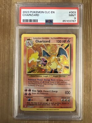 PSA 9 Charizard CLC 003/034 Pokémon Trading Card Game