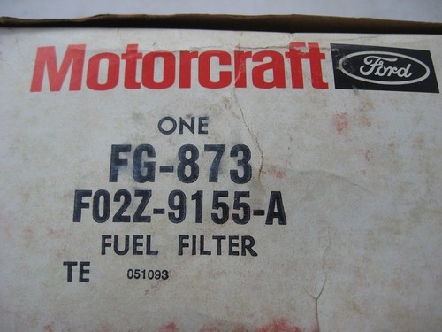 Filtro de combustible Motorcraft FG873 para Ford Probe 1990 3,0 L-V6 - Imagen 3 de 3