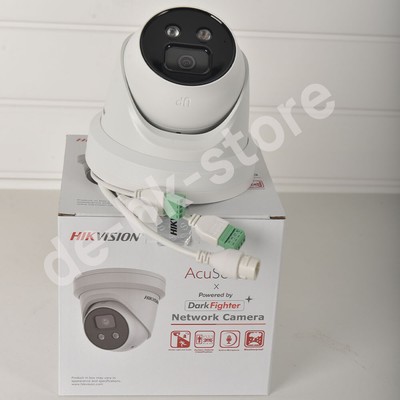 Hikvision 4K IP Camera DarkFighter Mic Speaker AcuSense POE DS-2CD2386G2-ISU/SL