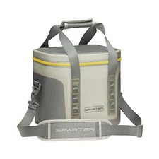 Portable Soft Cooler 12 Cans, IP68 Tizip Leak-Proof Zipper for Camping, Fishi...