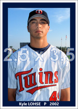 Kyle Lohse - 2002 Minnesota Twins - choose a size - color print