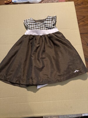 Baby Girls Lily Bird Brown & Pink Dress Size 3T | eBay
