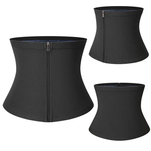 Herren Sauna Schweiß Taille Trainer Band Fatburner Trimmer Gürtel Gürtel Body Shaper - Bild 28 von 46