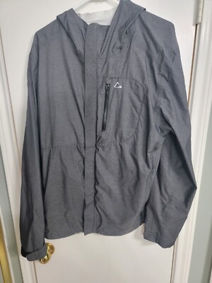 Paradox Mens Hooded Rain Jacket Full Zip Hooded Lightweight