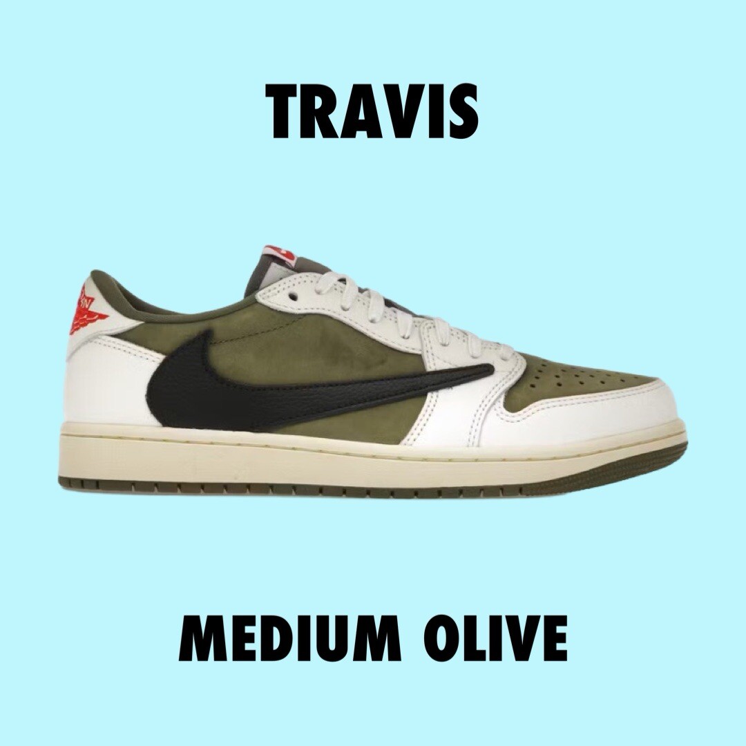 スニーカー Travis Scott Nike PS AJ 1 Reverse Olive Travis Scott x Jordan 1 Low Reverse Olive Review - YouTube