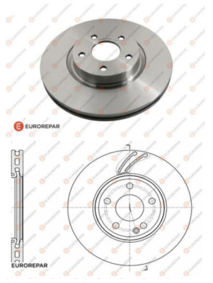Front Brake Disc PAIR - 1642751480