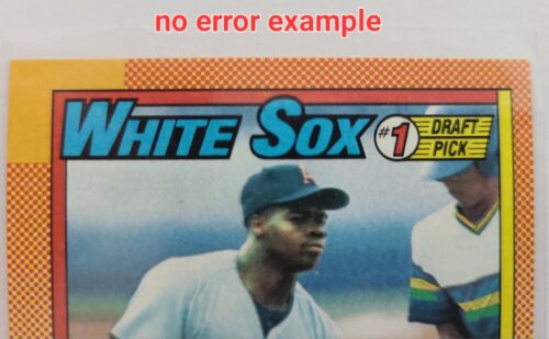 1990 Topps FRANK THOMAS ROOKIE Error 414. MULTI PURPLE ERROR!! - Picture 12 of 16