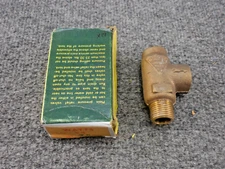 New Unused Watts 53 Poppet Type Pressure Relief Valve Set at 75 LBS 1/2 in.