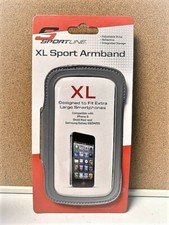 NEW Sportline Adjustible Smartphone Armband Holder XL 3" x 5.5" Sport Armband