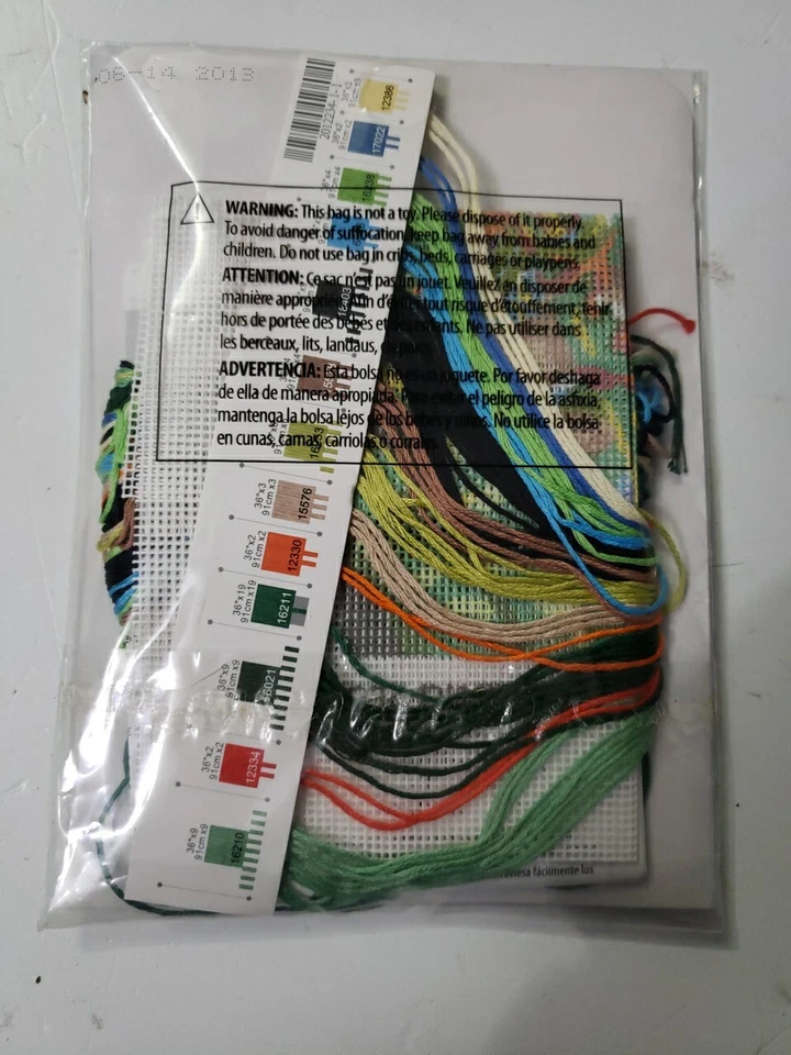 Dimensions Needlepoint Kit Red-Eyed Tree Frog - Image 3 of 3