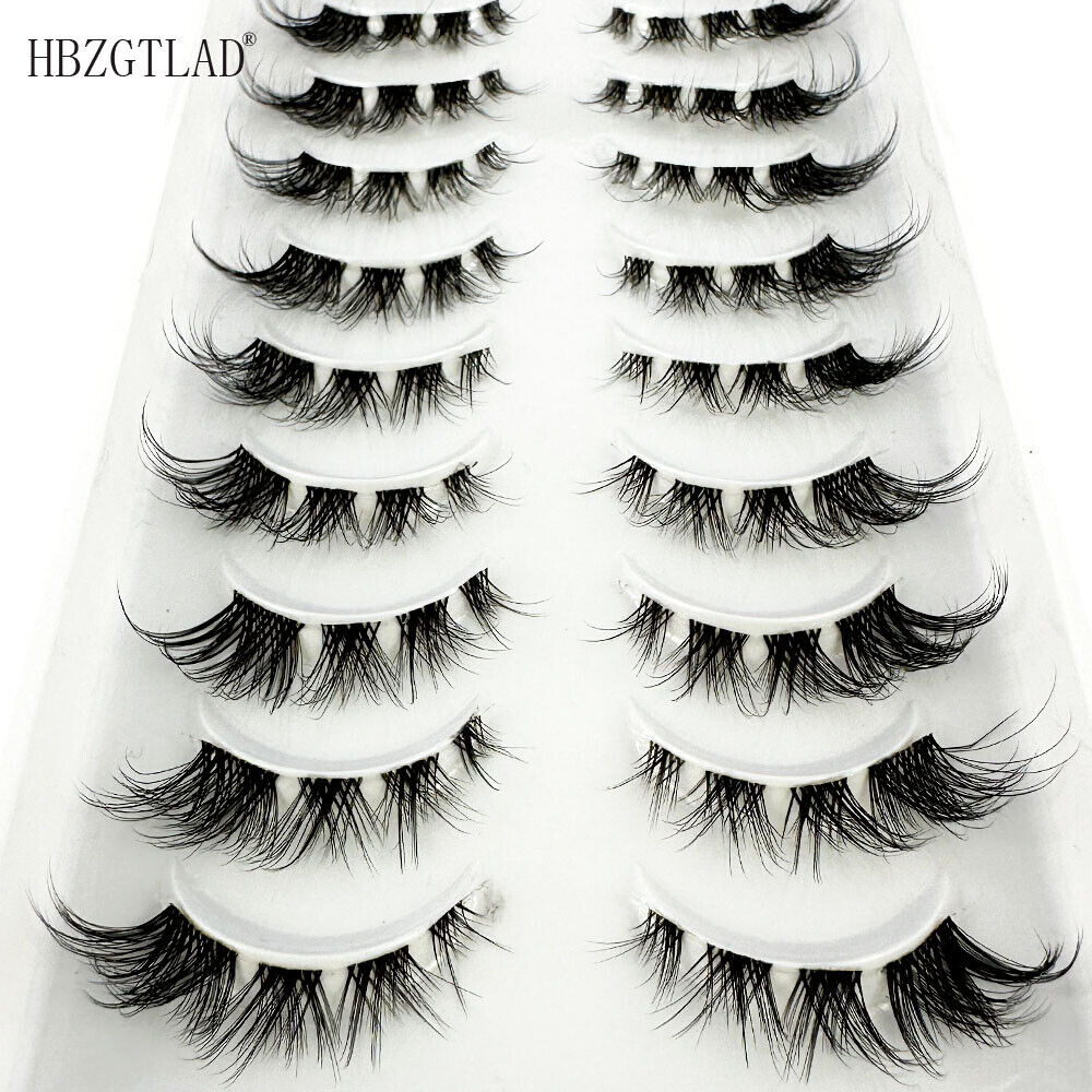 Cluster Lashes Natural Look, Wispy Manga Eyelash Extensions Strip