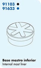 NAUTOS 91103 - LASER PART - INTERNAL MAST LINER -2 PIECES SET - SAILING HARDWARE