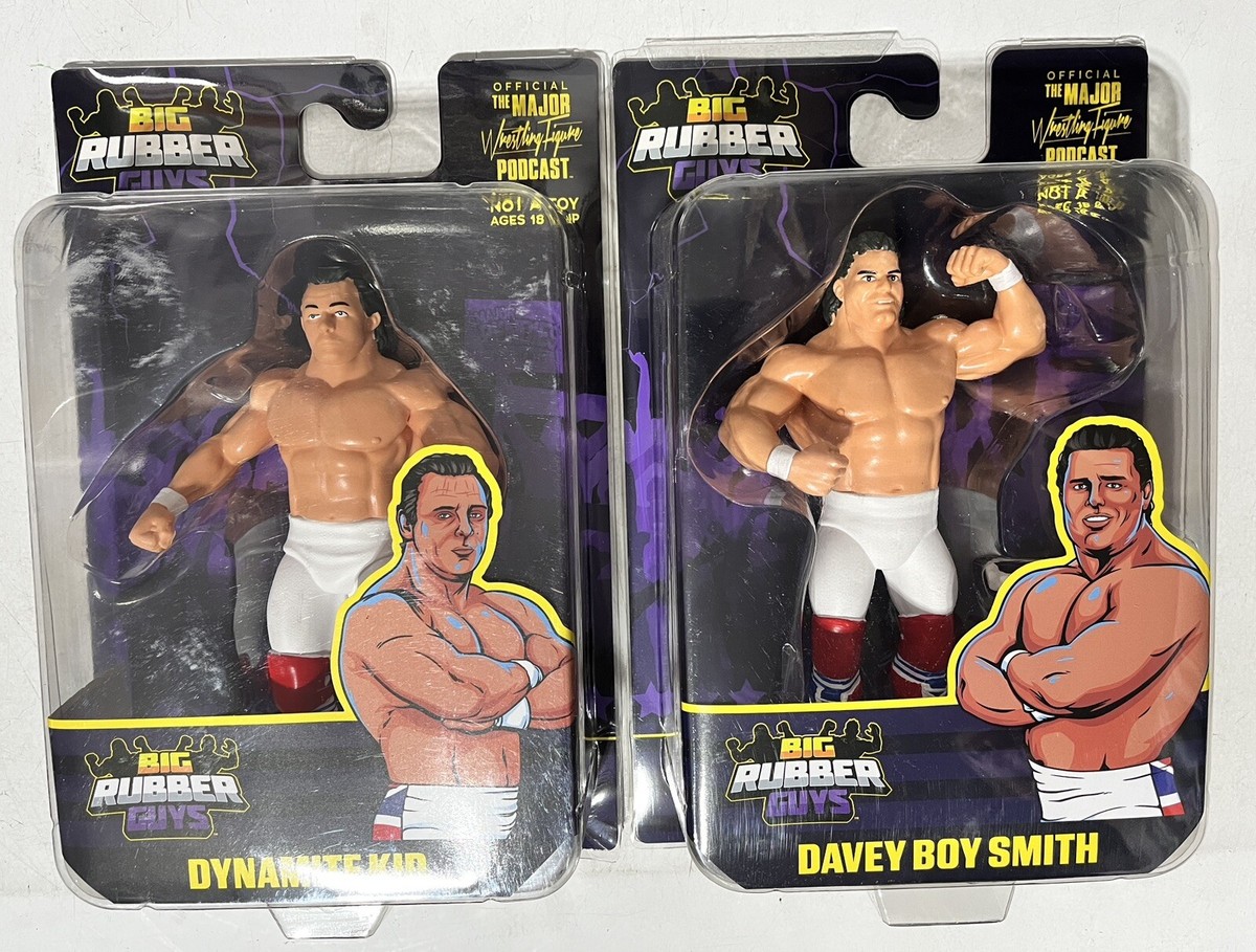Big Rubber Guys British Bulldogs Figures Davey Boy Smith Dynamite