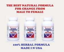 Natural change Male to Female Pills - 100% NATURAL HERBAL FORMULA - MADE IN USA