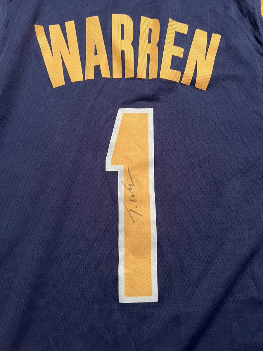 tj t.j warren signed autographed jersey indiana pacers nets suns