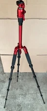 Sirui T-005SR Tripod Legs With B-00R Ball Head, Red  3.1-51" Payload 11 lb