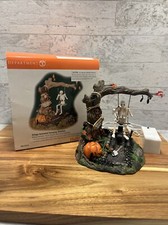 Department 56 Halloween Village Animated Lighted Swinging Skeleton RETIRED