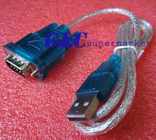5PCS USB to RS232 Serial Port 9 Pin DB9 Cable Serial COM Port Adapter Convertor