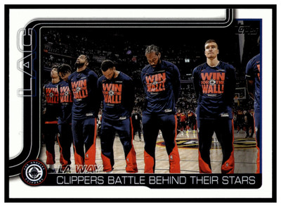 2025-26 Topps #292 LA Way/C Christie/D Jones Jr/B Simmons/K Leonard/B Bogdanovic