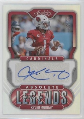 2022 Panini Absolute Legends Signatures 25/50 Kyler Murray #AL-KM Auto 03hd