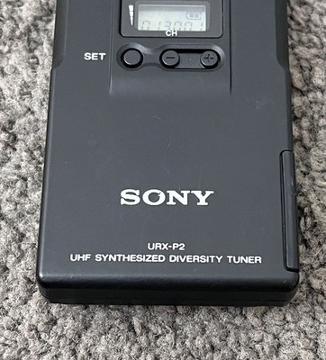 Sony Wireless Microphone Urx-p2 UHF Synthesized Diversity Tuner