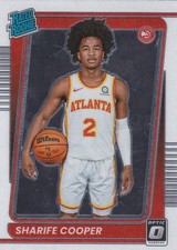 2021-22 Donruss Optic #158 Sharife Cooper Rated Rookie Atlanta Hawks