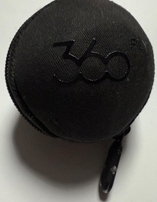Black 360-Degree Camera with case and charge cradle