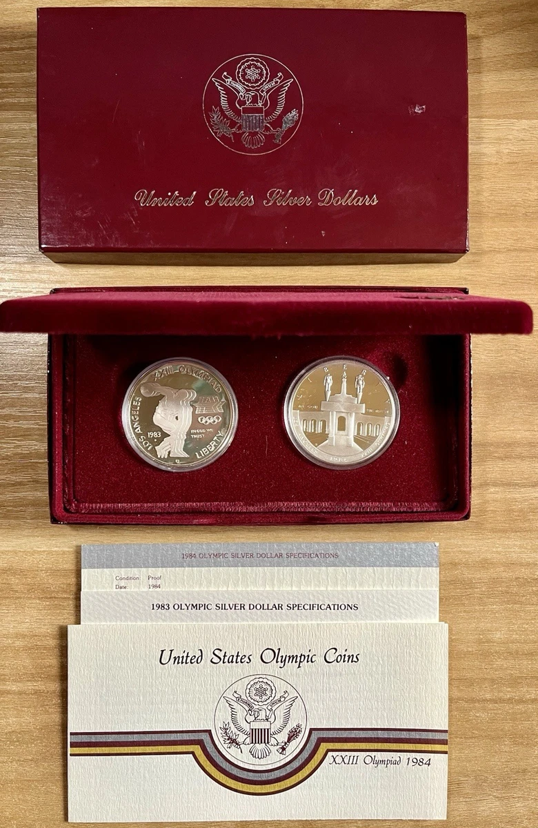 Uncirculated $1 1983 US Modern Silver/Clad Commemorative Coins