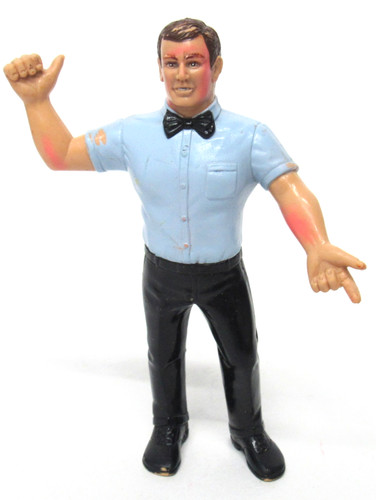 LJN Titan Sports WWF Wrestling Superstars Blue Shi...