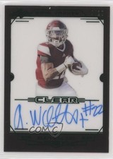2019 Leaf Trinity Clear Auto Green /10 Aeris Williams #CA-AW2 Auto 1p5