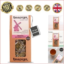 Refreshing Liquorice & Peppermint Tea - 15 Biodegradable Tea Bags, 1 Calorie