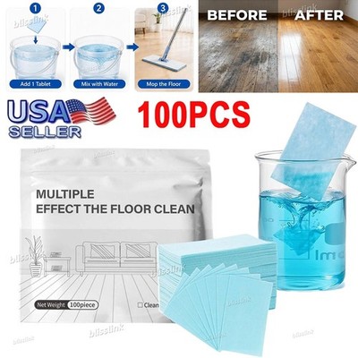 100-300PC Multi-surface Floor Cleaning Tablets, Multiple Effect the floors Clean