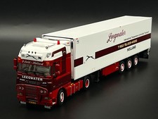 DAF XF 105 super space cab reefer trailer  "Leegwater" WSI truck models 1:50