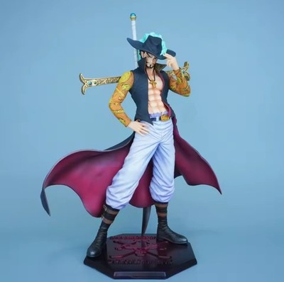 One Piece Dracule Mihawk 30 cm - Große PVC Figur mit Schwert Figur Anime