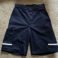 FedEx Stan Herman Shorts 30L-105 Navy Blue Reflective Pockets