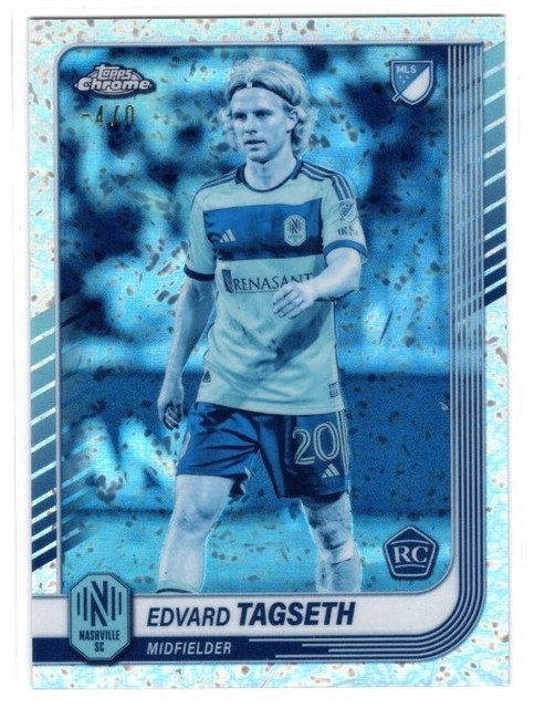 2025 Topps Chrome MLS Edvard Tagseth Frozenfractor Rookie Card RC -4/0 #20