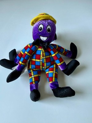 2003 Spin Master The Wiggles Henry The Octopus 8  Bean Bag Plush Vintage