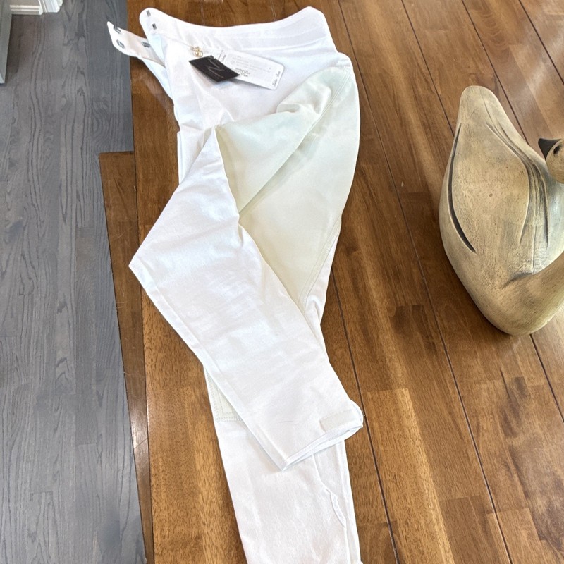 Golden Dress Power Stretch White F/S breeches