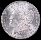 1885-O Morgan Silver Dollar $1 New Orleans AU Details Strong Strike ✨