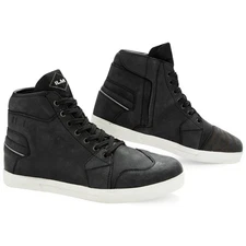 ILM Men Motorcycle Riding Shoes Anti-Slip Leather Waterproof Breathable Street