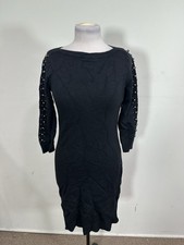 Ann Taylor Women’s Black Color 3/4 Sleeve Sweater Dress Size XS