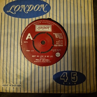 Phillip Mitchell   Ain't No Love In My Life / Turning Over The Ground - 7'' Vinyl