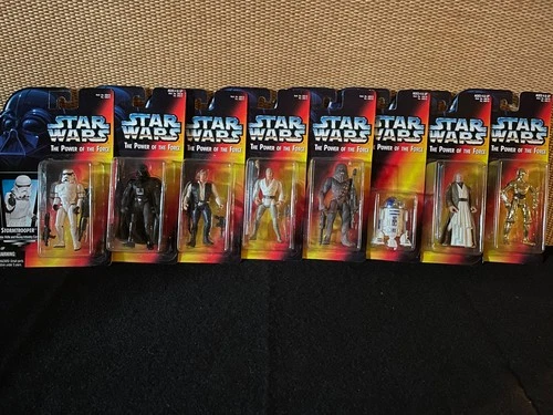 STAR WARS “THE POWER OF THE FORCE” 1995 (Set “8” completed as per package photo)