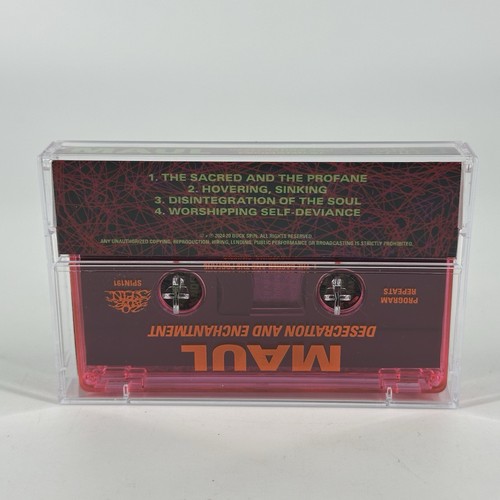Maul Casette Tape Desecration And Enchantment Death Metal 20 Buck Spin Free Ship - Picture 2 of 5