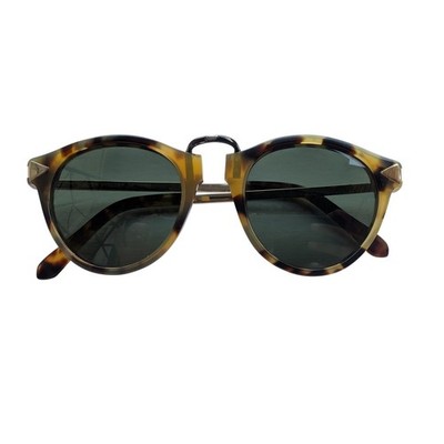 Karen Walker Helter Skelter Sunglasses Tortoise Gold Round Retro