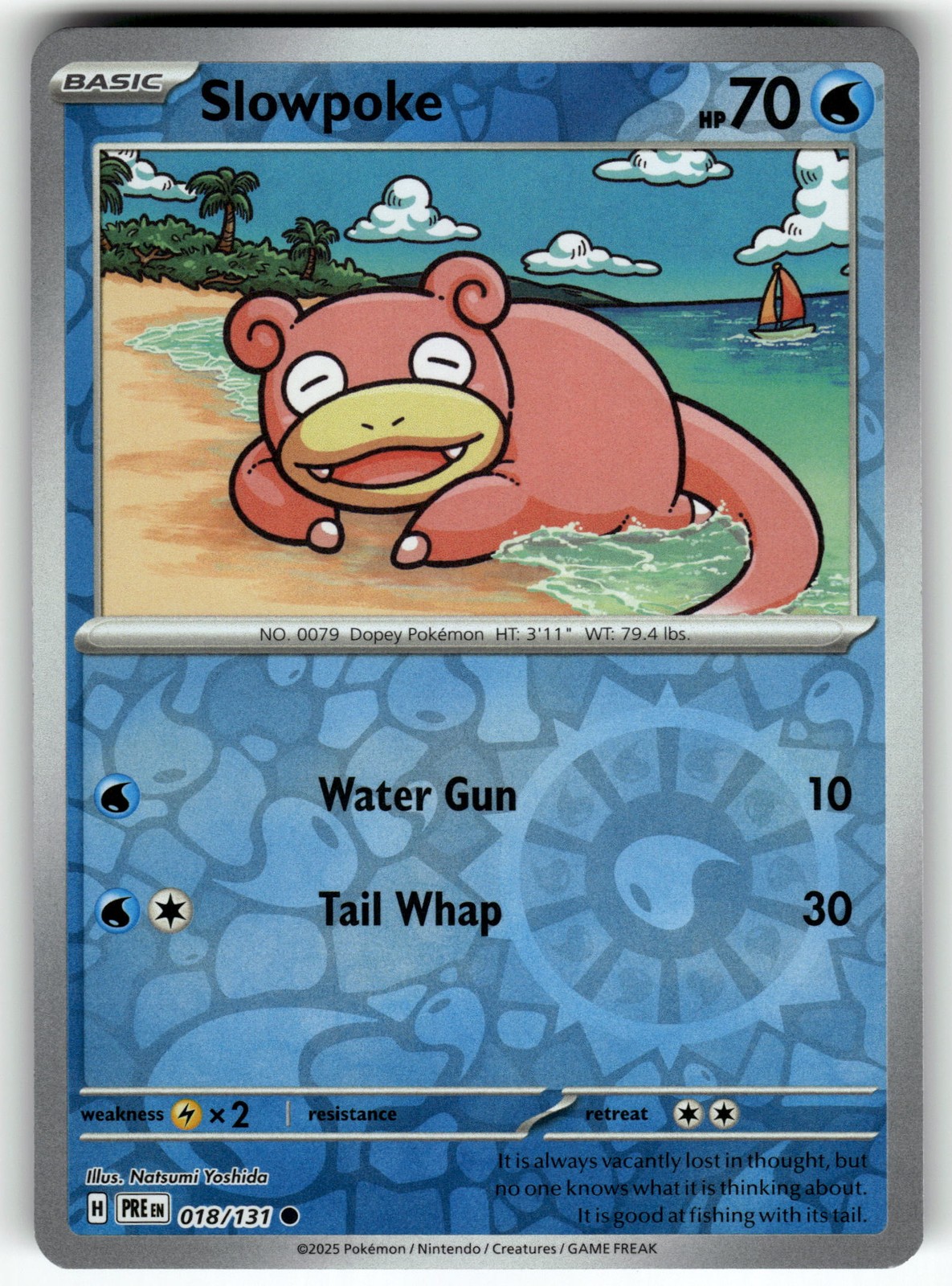 Slowpoke 018/131 SV: Prismatic Evolutions NM Pokemon Card TCG