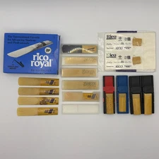 Mixed Lot of 18 Saxophone Reeds Mixed Styles Brands Vandoren Rico 