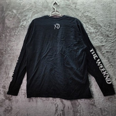 The Weeknd XO Long Sleeve T-Shirt Black XL Graphic Merch Tour