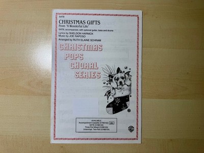 Christmas gifts, SATB with Piano, arr. by Ruth E. Schram, Warner Bros CH96102